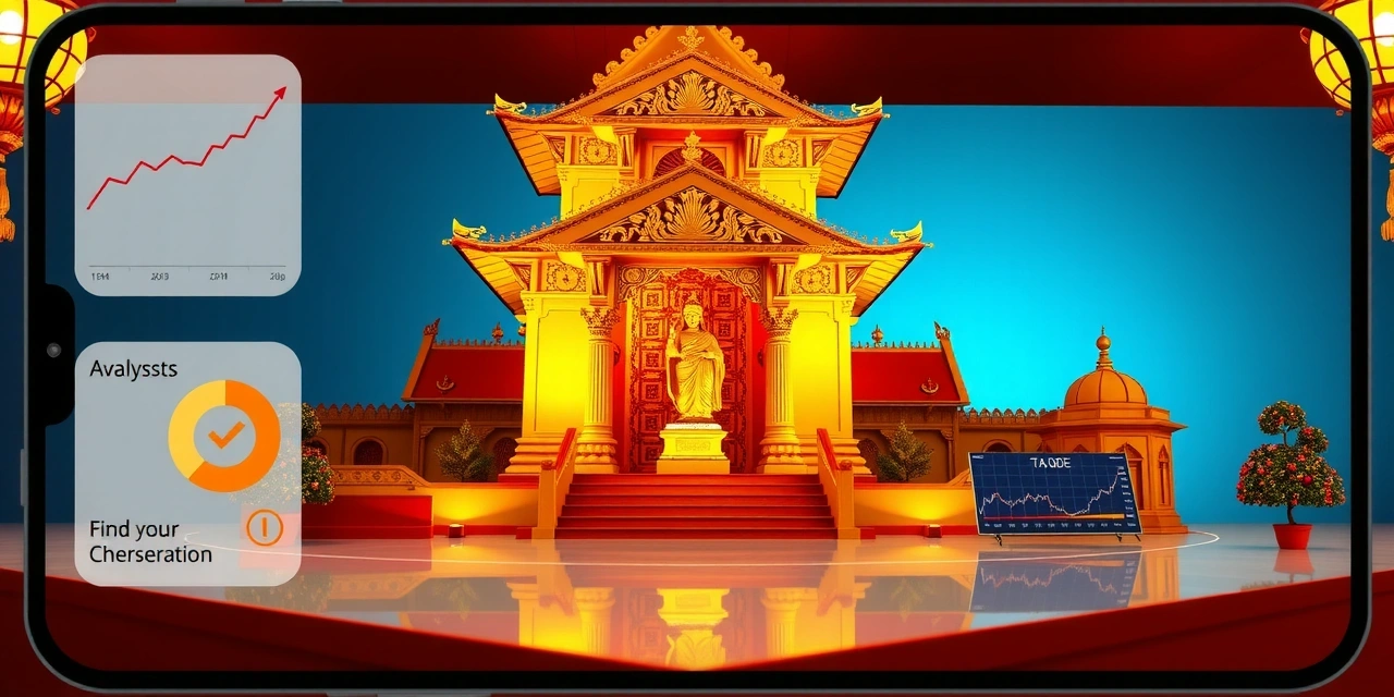 Market Analysis Pro mobile game displaying advanced financial analytics